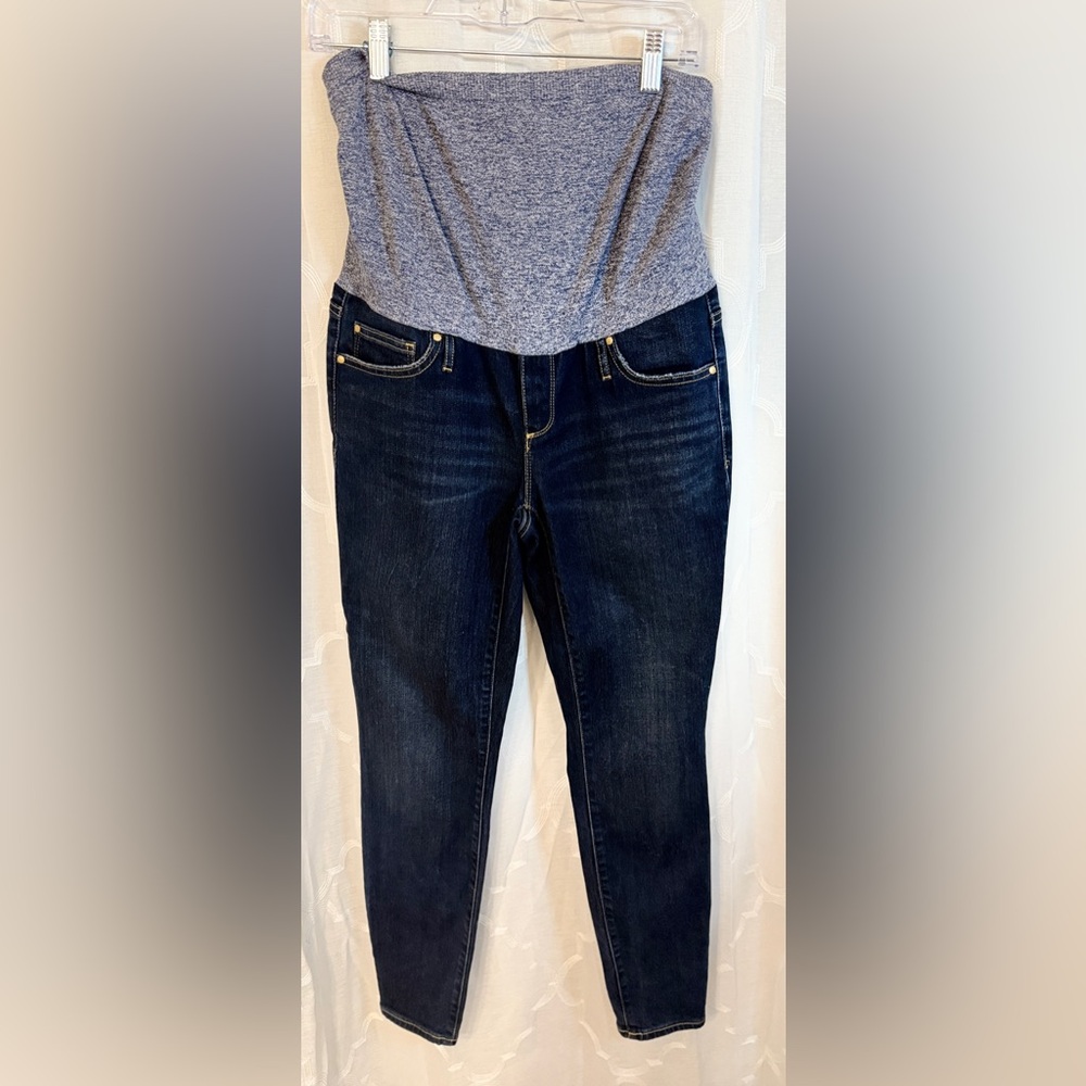 GAP Dark Blue Maternity Jeans | Maternity Denim | Skinny Jeans | Size 6/28R